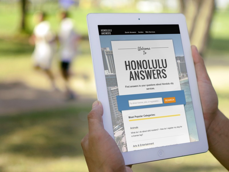 Honolulu Answers iPad Demo photo